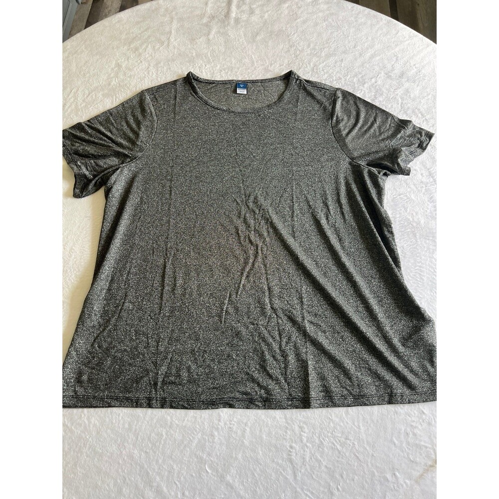 Old Navy luxe, black, shimmer shirt sz XL nwot